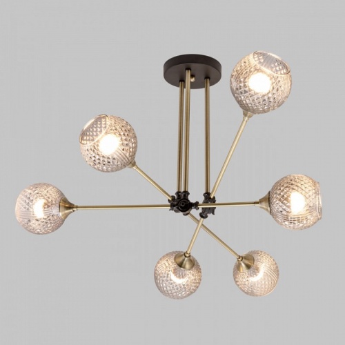 Люстра на штанге Imex MD.5299 MD.5299-6-S-AB+BK в Нижнем Новгороде фото 4