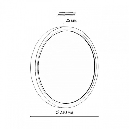 Накладной светильник Sonex Omega Black 7662/18L в Краснокамске фото 5