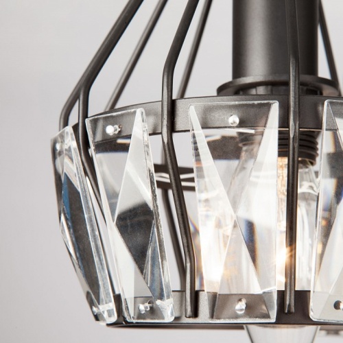 Люстра на штанге Eurosvet Lord 70075/5 черный в Нижнем Новгороде фото 7