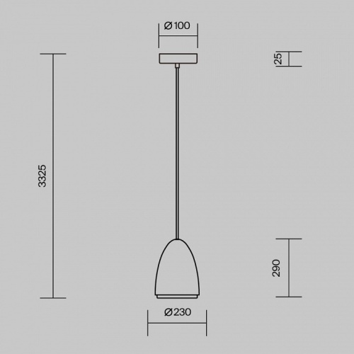 Подвесной светильник Maytoni Pilastro MOD430PL-01CM в Нижнем Новгороде фото 2