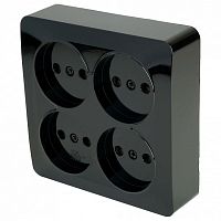 Розетка четверная без заземления Stekker София 49321 в Нижнем Новгороде