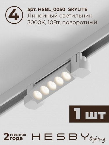 Комплект трековый Hesby Lighting Skylite №10 HSBL_kompl_S010_VI2W3K в Нижнем Новгороде фото 4