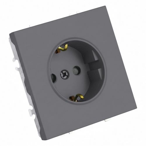 Розетка с заземлением и со шторкой, без рамки Stekker Эмили 50243 в Нижнем Новгороде фото 5