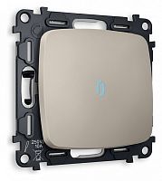 Выключатель одноклавишный с подсветкой без рамки Ambrella Volt OMEGA MO362020 в Нижнем Новгороде