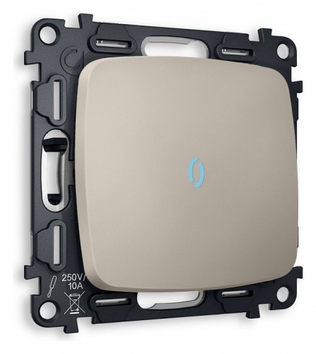 Выключатель одноклавишный с подсветкой без рамки Ambrella Volt OMEGA MO362020 в Нижнем Новгороде