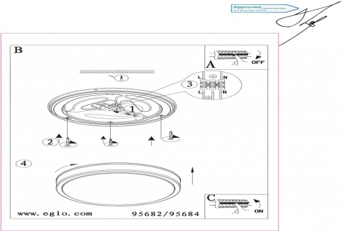 Накладной светильник Eglo Palermo 2 95682 в Нижнем Новгороде фото 2
