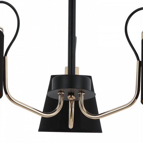 Люстра на штанге ILLUMICO  IL6120-3COU-79 BK GD в Нижнем Новгороде фото 2