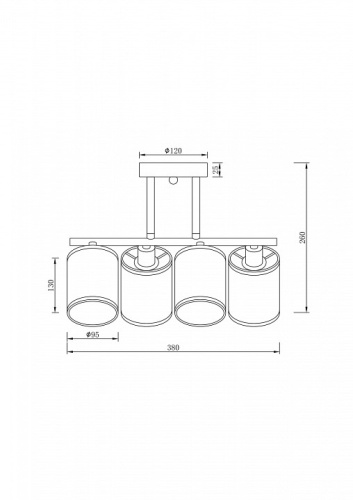 Люстра на штанге Freya Course FR5136PL-04CH в Нижнем Новгороде фото 2