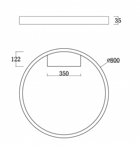 Накладной светильник Maytoni Rim MOD058CL-L50W4K в Котельниково фото 2