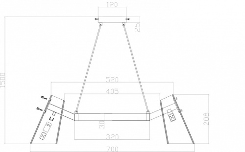 Подвесная люстра Zortes Dallas ZRS.90611.06 в Нижнем Новгороде фото 5