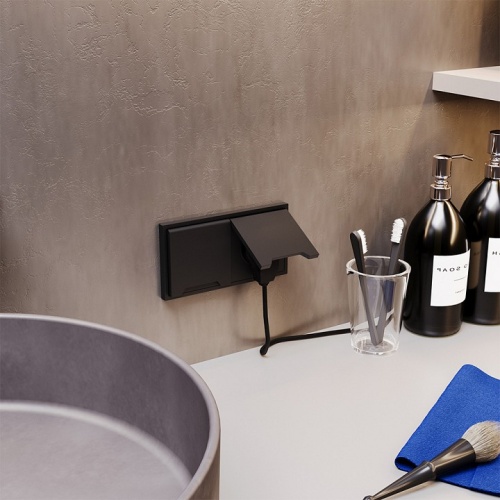 Розетка с заземлением и со шторкой, без рамки с крышкой Voltum S70 VLS040308 в Нижнем Новгороде фото 6