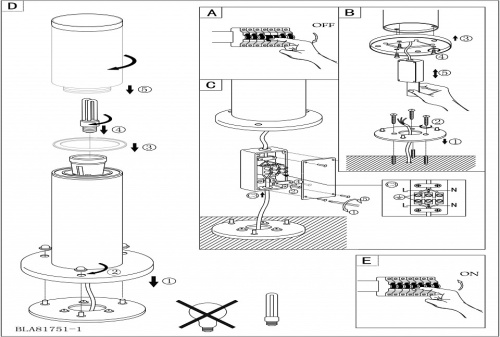 Наземный низкий светильник Eglo Helsinki 81751 в Нижнем Новгороде фото 2