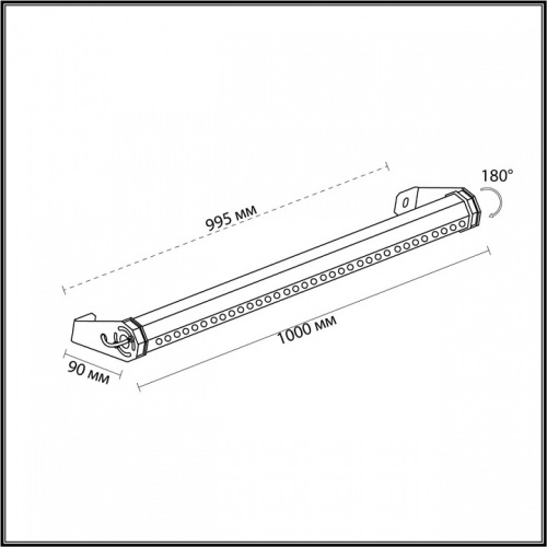 Настенно-потолочный прожектор Odeon Light Graze 7040/10WL в Белово фото 2