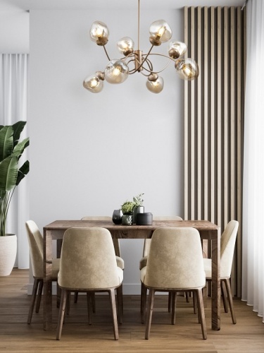 Люстра на штанге Freya  FR8017PL-08MG в Нижнем Новгороде фото 4