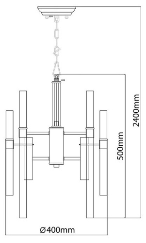 Подвесная люстра MW-Light Альгеро 3 285010703 в Тольятти фото 3