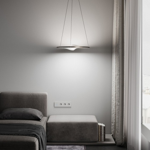 Подвесной светильник Eurosvet Occhio 40027/1 LED серый в Нижнем Новгороде фото 4