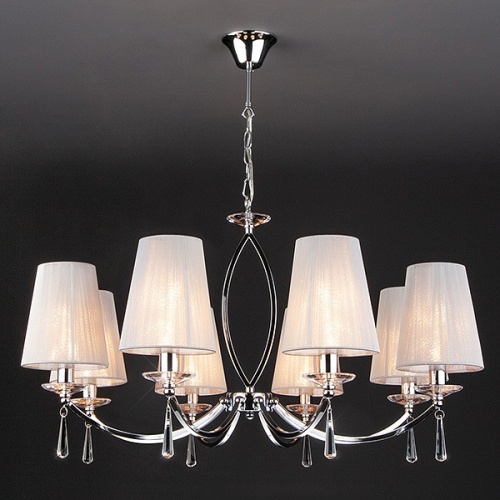 Подвесная люстра Eurosvet Valery 60079/8 хром в Нижнем Новгороде фото 6