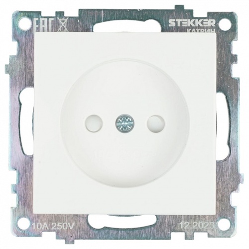 Розетка без заземления и со шторкой, без рамки Stekker Катрин 39303 в Нижнем Новгороде