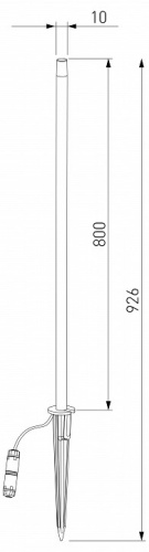 Наземный низкий светильник Elektrostandard Lumos a066689 в Нижнем Новгороде фото 2