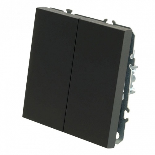 Переключатель перекрестный двухклавишный без рамки Stekker Эмили 50167 в Нижнем Новгороде фото 5