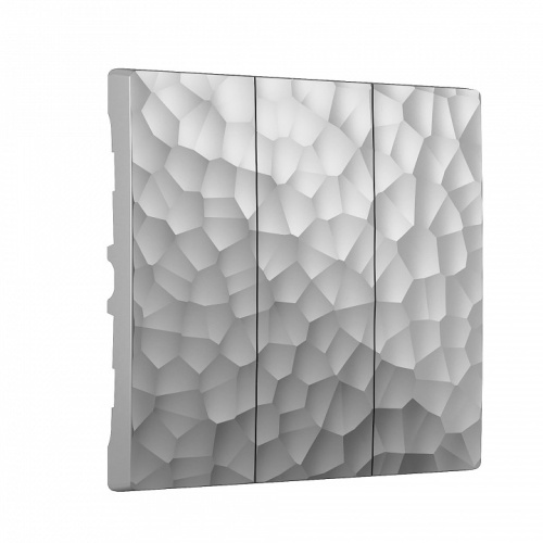 Клавиши для выключателя трехклавишного Werkel Hammer серебряный W1239006 в Нижнем Новгороде