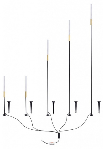 Наземный низкий светильник Arte Lamp MUSTER A1083PA-5BK в Нижнем Новгороде