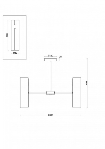 Люстра на штанге Freya Fiore FR5368CL-10BS в Нижнем Новгороде фото 2