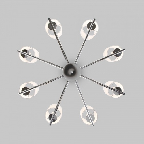 Подвесная люстра Eurosvet Caprera 60146/8 никель в Нижнем Новгороде фото 2