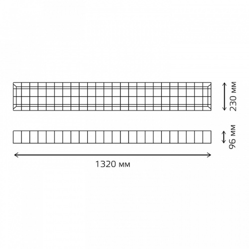 Решетка защитная для светильников Gauss  903265601 в Нижнем Новгороде фото 2