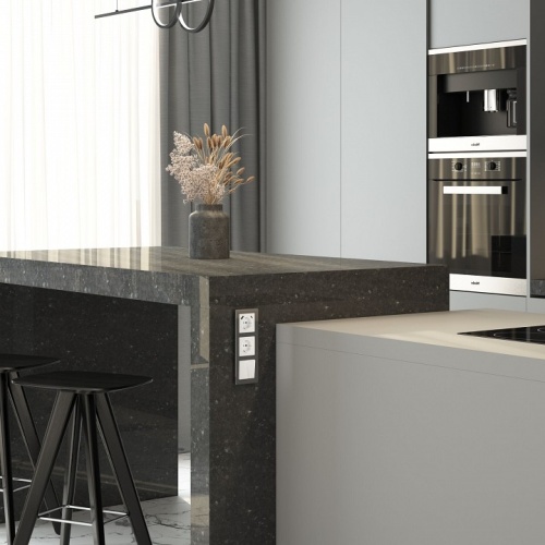 Розетка с заземлением и со шторками и 2хUSB, без рамки Werkel белый акрил W1171741 в Нижнем Новгороде фото 2