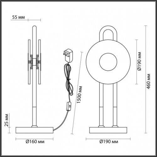 Настольная лампа декоративная Odeon Light Magnet 5407/12TL в Архангельске фото 6