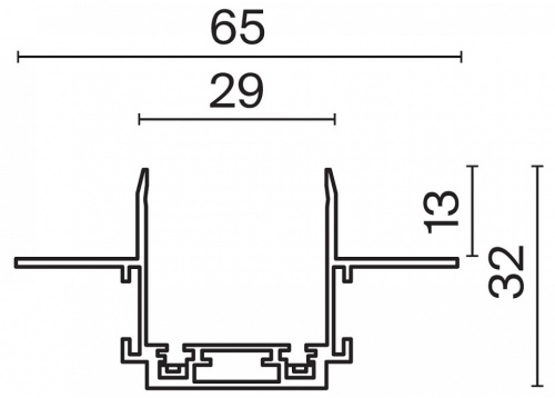 Трек встраиваемый Maytoni Busbar trunkings Radity TRA084MP-12B в Сургуте фото 7