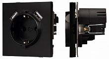 Розетка с заземлением и 2хUSB type A, без рамки Arlight SCT-TENDO 054083 в Нижнем Новгороде