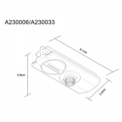 Переходник для трека Arte Lamp Track Accessories A230006 в Саратове фото 3