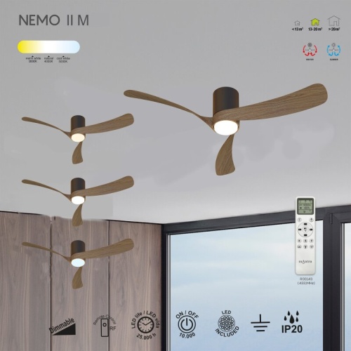 Светильник с вентилятором Mantra NEMO 9636 в Нижнем Новгороде фото 4