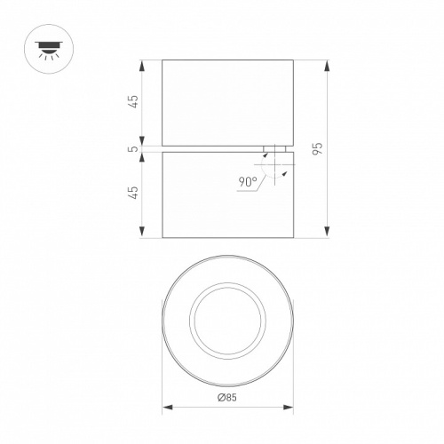 Накладной светильник Arlight POINT 058616 в Нижнем Новгороде фото 2