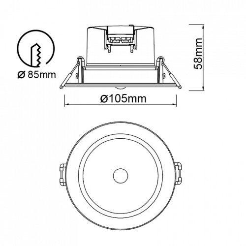 Встраиваемый светильник Mantra Yucatan 8850 в Нижнем Новгороде фото 2