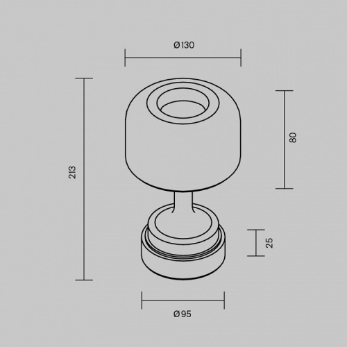 Настольная лампа декоративная Maytoni Spirito MOD286RL-L3B3K в Нижнем Новгороде фото 5