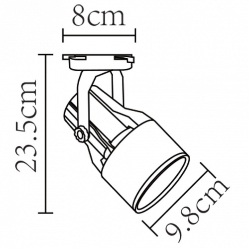 светильник на штанге Arte Lamp Lyra A6252PL-1BK в Иланском фото 4