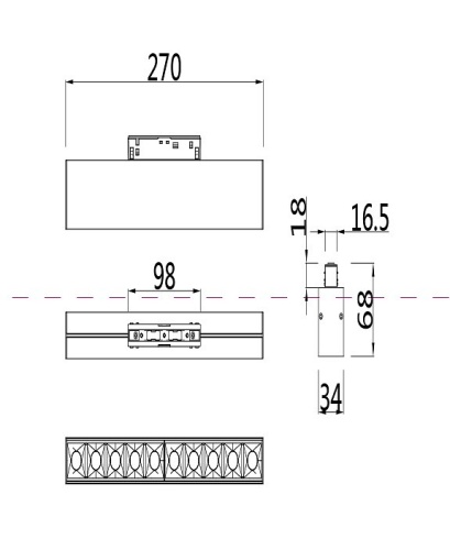 Накладной светильник Maytoni Points TR014-2-20W3K-B в Новочеркасске фото 4