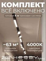Комплект трековый Hesby Lighting Skylite №14 HSBL_kompl_S014_VI4B4K в Нижнем Новгороде