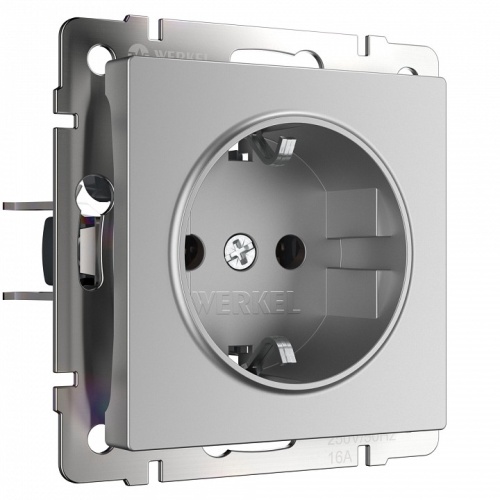 Розетка с заземлением, без рамки Werkel  W1171006 в Нижнем Новгороде