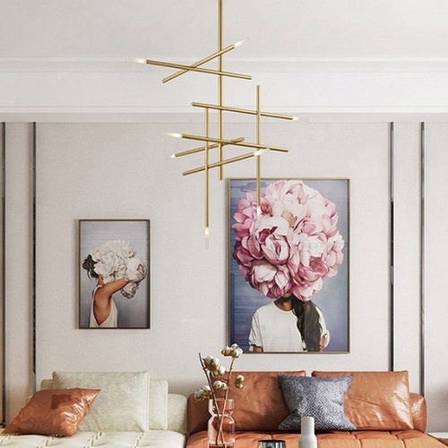 Люстра на штанге Imperiumloft Traverse Gold TRAVERSE01 в Нижнем Новгороде фото 2