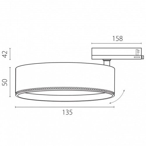 Светильник на штанге Lightstar Alta Pro A5736QT в Нижнем Новгороде фото 2