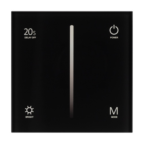 Панель SMART-P36-DIM-IN Black (230V, 1.2A, TRIAC, Sens, 2.4G) (Arlight, IP20 Пластик, 5 лет) в Боготоле фото 3