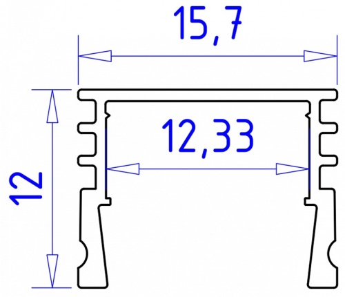 Профиль накладной Ambrella Light GP GP1750BK в Нижнем Новгороде фото 2