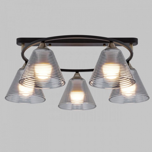 Потолочная люстра Imex MD.5948 MD.5948-5-S-BK+AB в Нижнем Новгороде фото 4