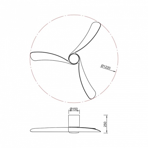 Светильник с вентилятором Mantra NEMO 9046 в Нижнем Новгороде фото 4