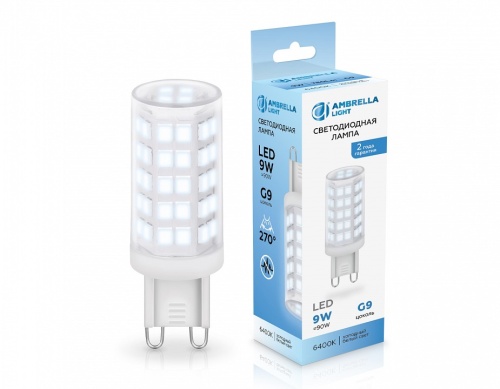 Лампа светодиодная Ambrella Light G9 G9 9Вт 6400K 100906 в Нижнем Новгороде фото 2