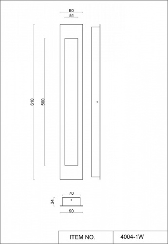 Накладной светильник Favourite Meridiem 4004-1W в Сельцо фото 6